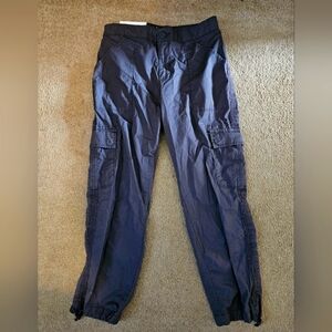 SOCIAL STANDARD sanctuary SCOUT Poplin Surplus PantSmall WASHED BLACK GRAY NWT